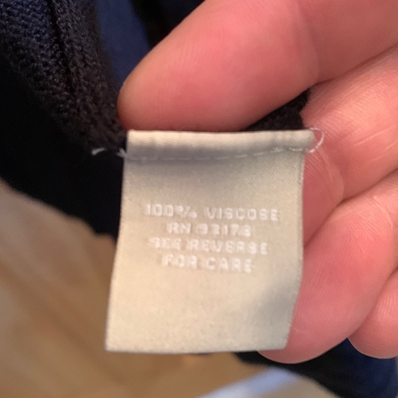 Joan Vass NY Open Front long Sleeve SharkBite Rib Detail Cardigan-Black - Picture 3 of 6